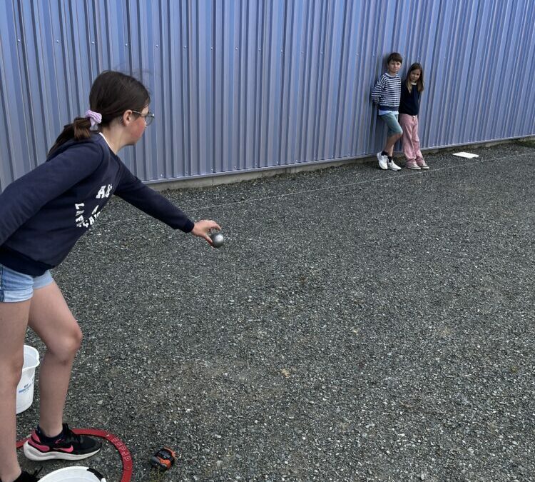 Dernière séance de pétanque